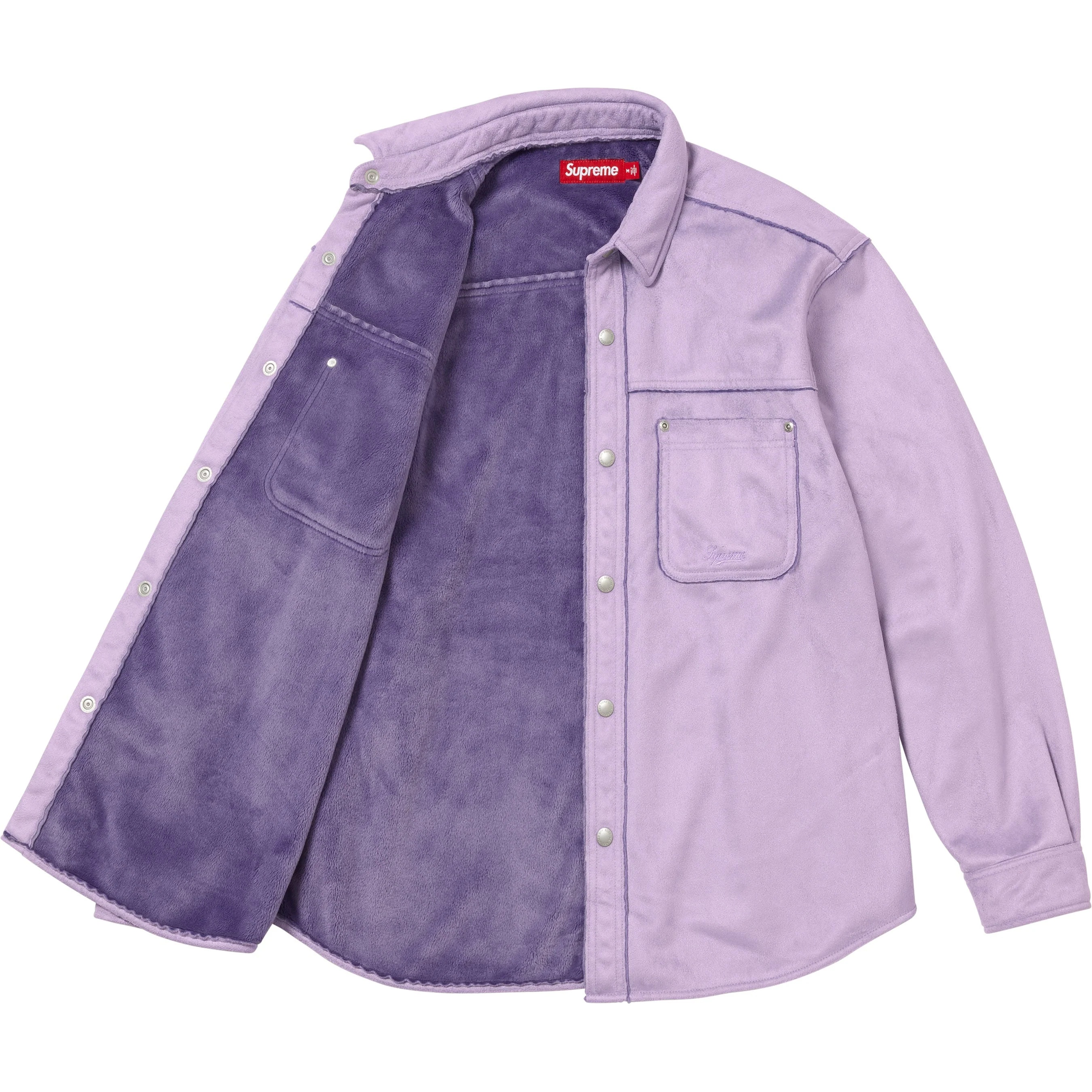 Faux Suede Snap Shirt view 2